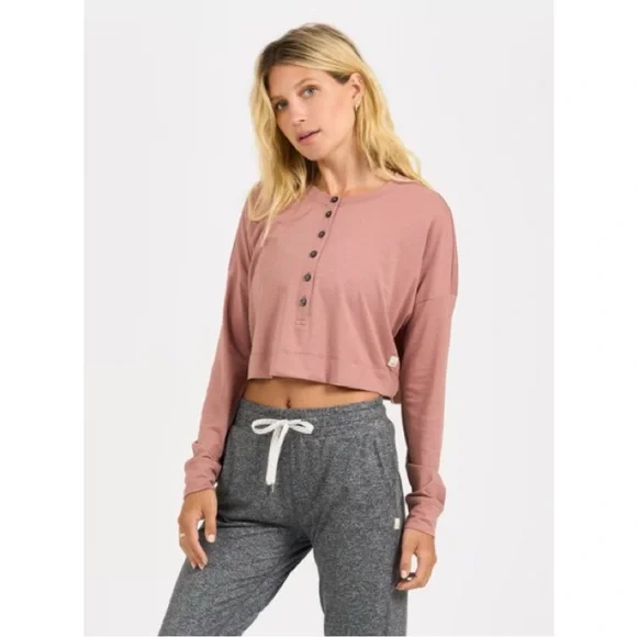 Vuori Avalon Henley in Terracotta - Picture 1 of 9